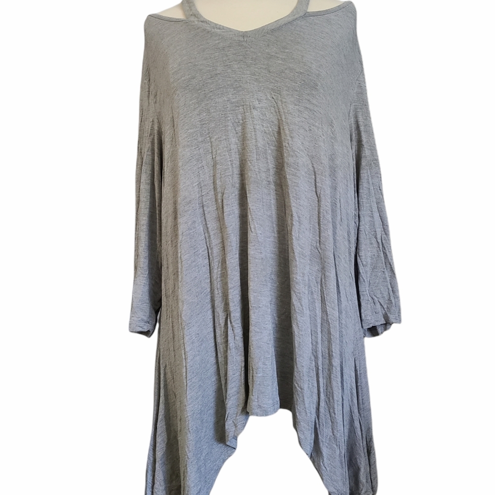 Premise Women's Blouse Gray Size XXL
